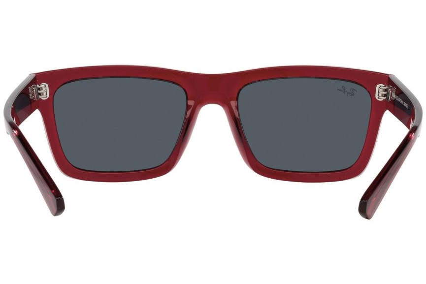 Sonnenbrille Ray-Ban Warren RB4396 667987 Rechteck Rot