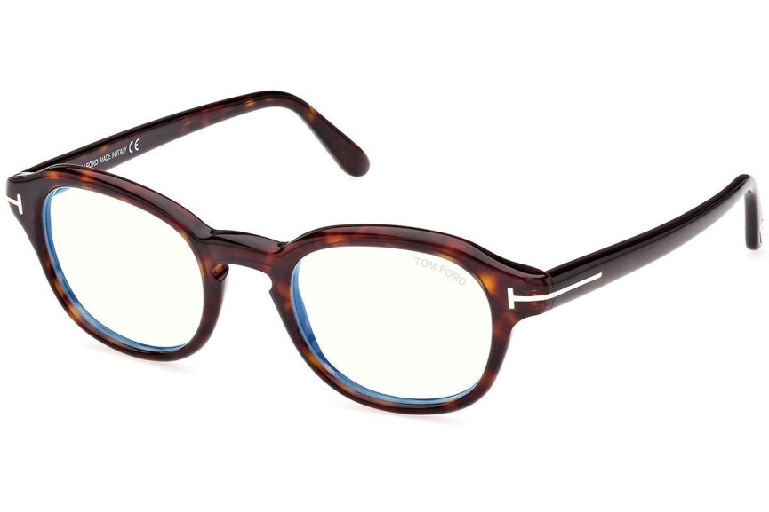 Brillen Tom Ford FT5871-B 052 Rund Havanna