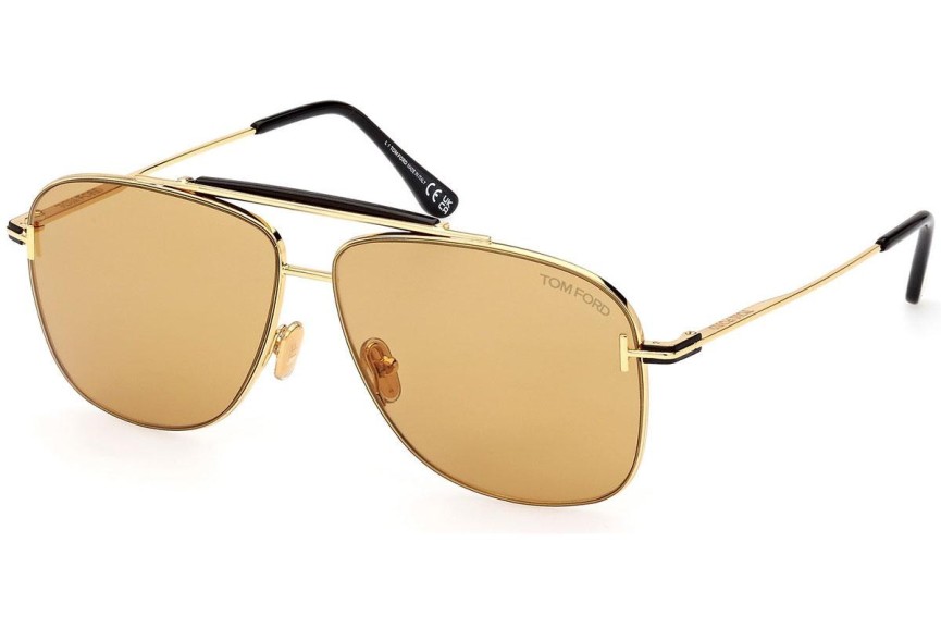 Sunglasses Tom Ford FT1017 30E Pilot Gold