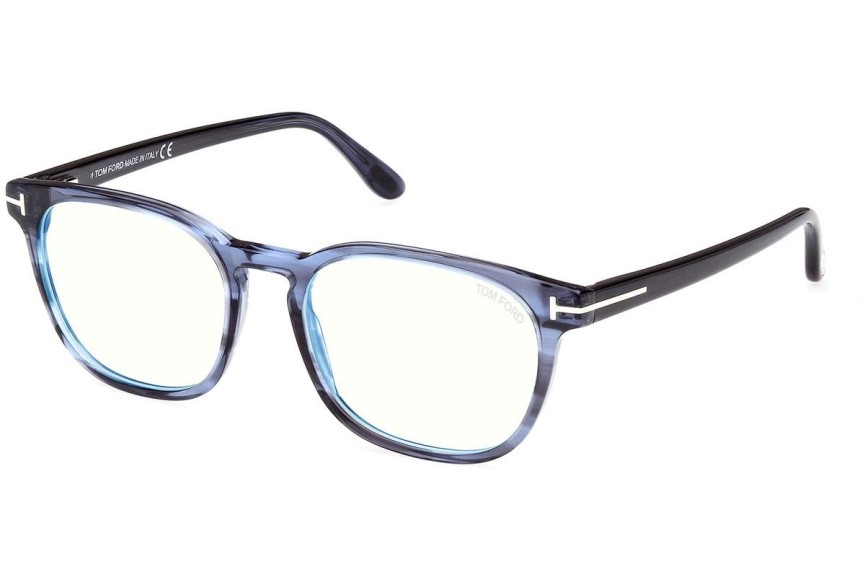 Brillen Tom Ford FT5868-B 092 Quadratisch Blau