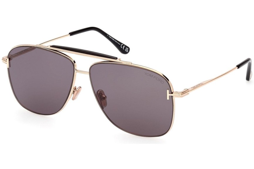 Sonnenbrille Tom Ford FT1017 28A Pilot Gold