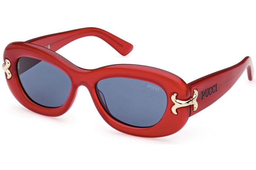 Sonnenbrille Emilio Pucci EP0210 66V Oval Rot