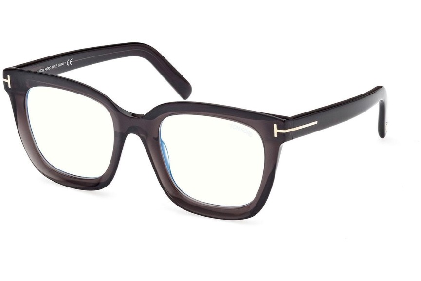 Glasses Tom Ford FT5880-B 020 Quadratisch Braun