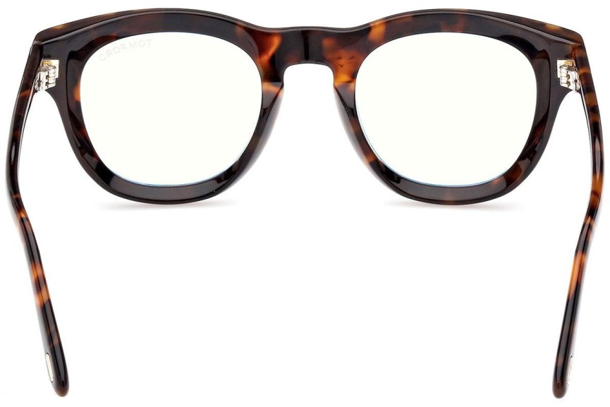 Glasses Tom Ford FT5873-B 052 Rund Havanna