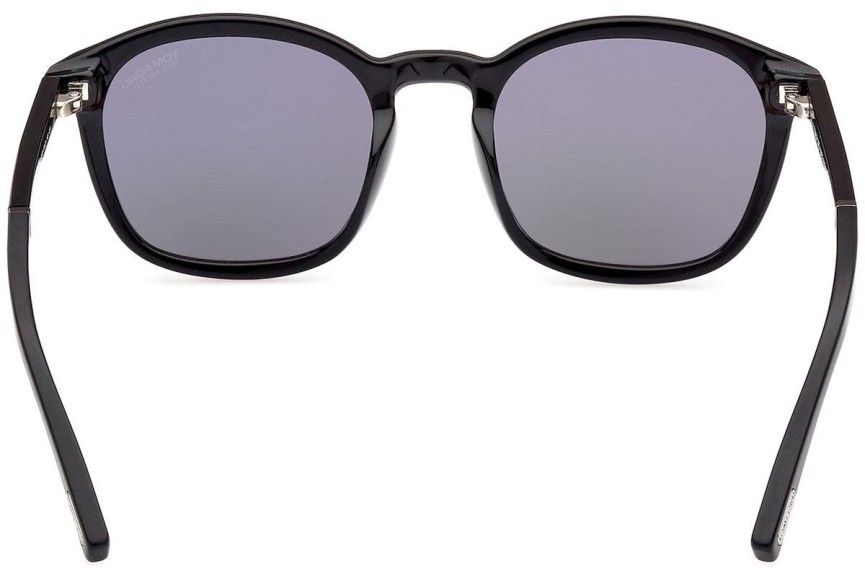 Sonnenbrille Tom Ford FT1020-N 01D Polarized Quadratisch Schwarz