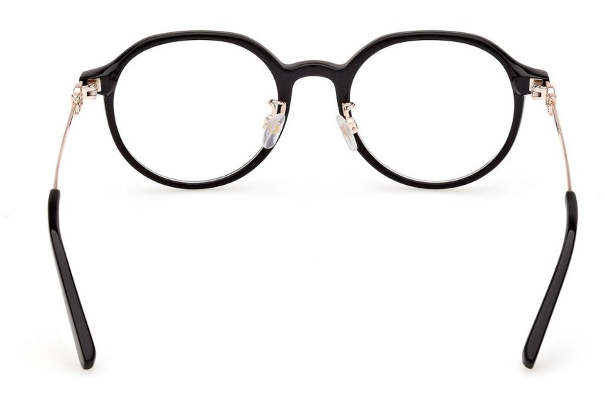 Glasses Bally BY5071-H 001 Rund Schwarz