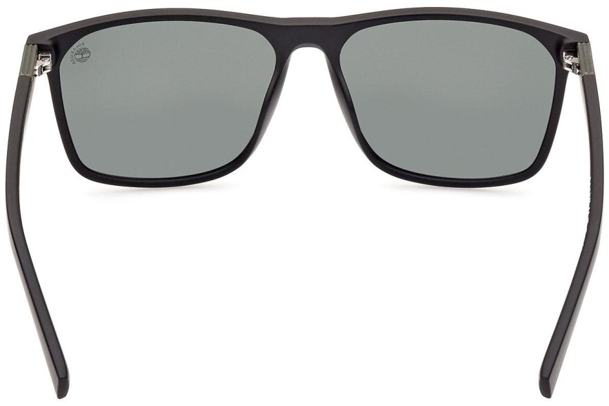 Sonnenbrille Timberland TB9312 02R Polarized Quadratisch Schwarz