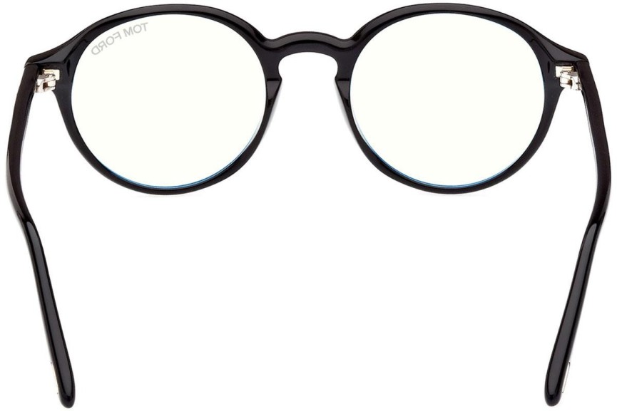 Glasses Tom Ford FT5867-B 001 Rund Schwarz