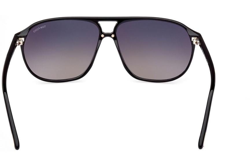 Sonnenbrille Tom Ford FT1026 01B Pilot Schwarz