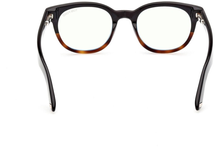 Glasses Tom Ford FT5807-B 005 Rund Schwarz