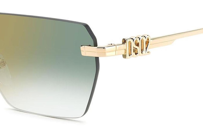 Sonnenbrille Dsquared2 D20102/S PEF/D6 Rechteck Gold