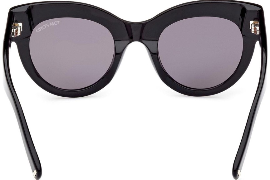 Sunglasses Tom Ford Lucilla FT1063 01C Cat Eye Schwarz