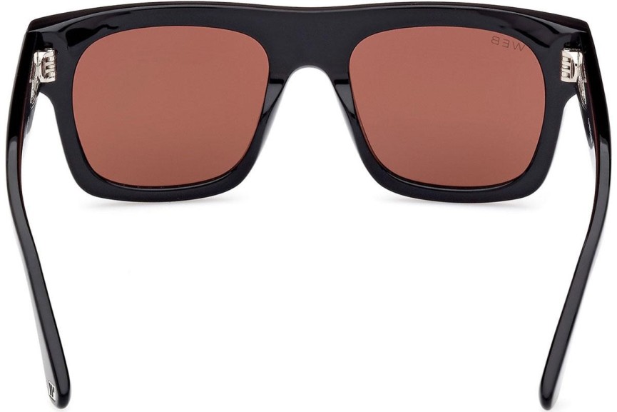 Sunglasses Web WE0354 01S Quadratisch Schwarz