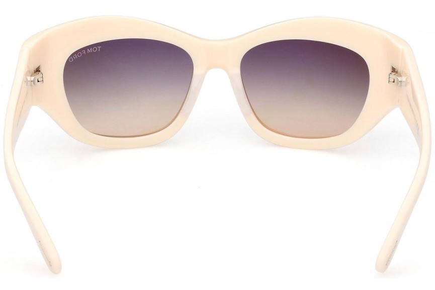 Sunglasses Tom Ford Brianna FT1065 25B Cat Eye Beige