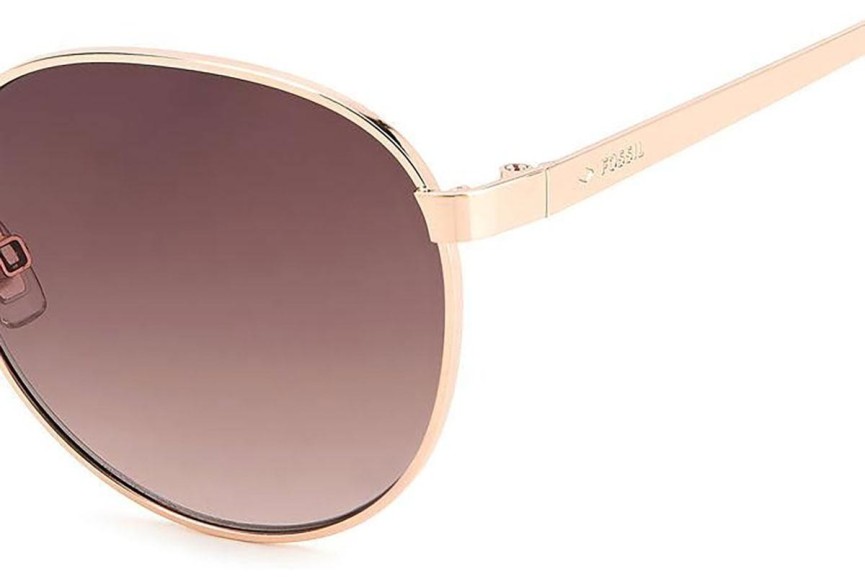 Sunglasses Fossil FOS2129/G/S AU2/HA Oval Gold