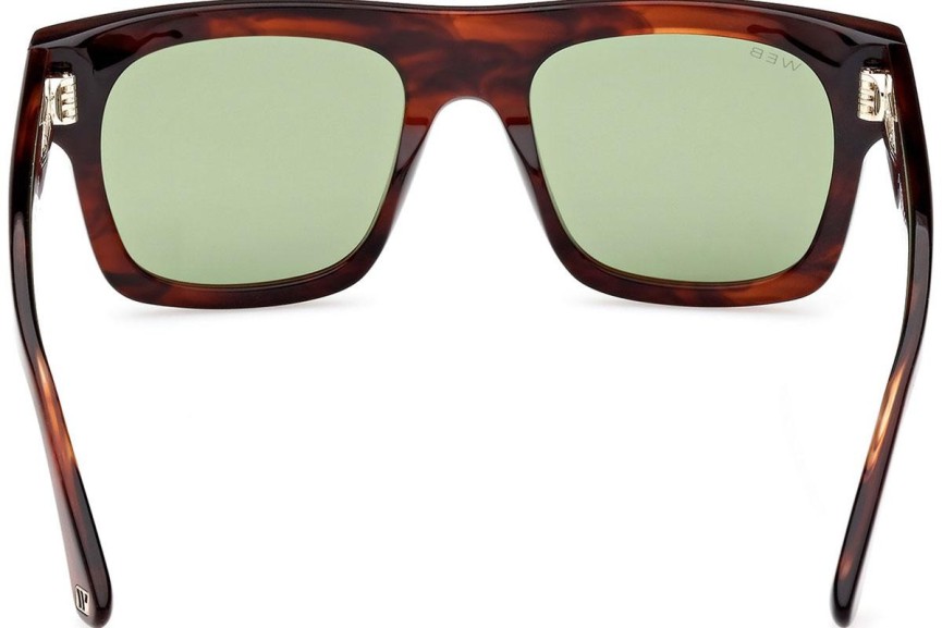 Sunglasses Web WE0354 56N Quadratisch Havanna