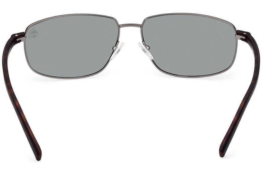 Sunglasses Timberland TB9325 09R Polarized Rechteck Silber