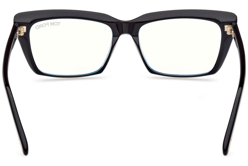 Glasses Tom Ford FT5894-B 001 Quadratisch Schwarz