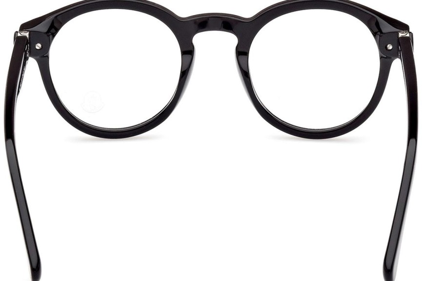 Glasses Moncler ML5189 001 Rund Schwarz