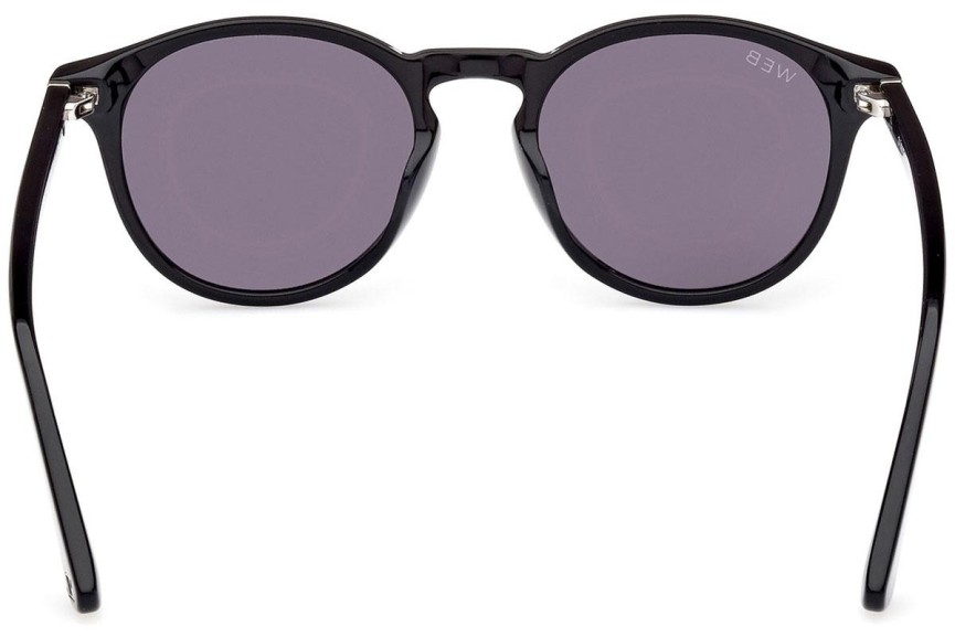 Sunglasses Web WE0328 01C Rund Schwarz