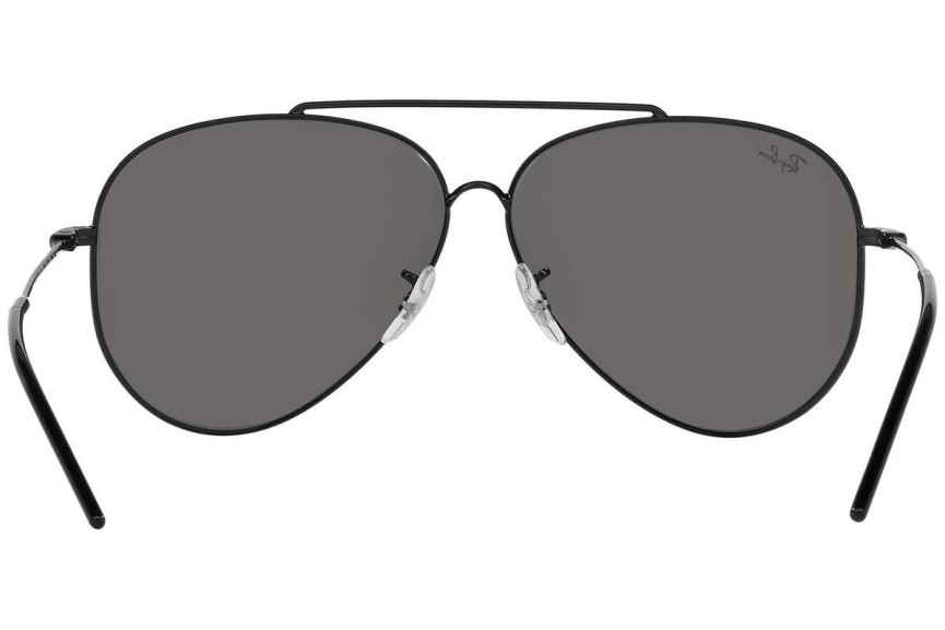 Sunglasses Ray-Ban Aviator Reverse RBR0101S 002/GS Pilot Schwarz