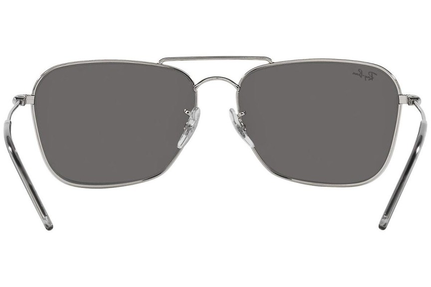 Sunglasses Ray-Ban Caravan Reverse RBR0102S 003/GS Rechteck Silber