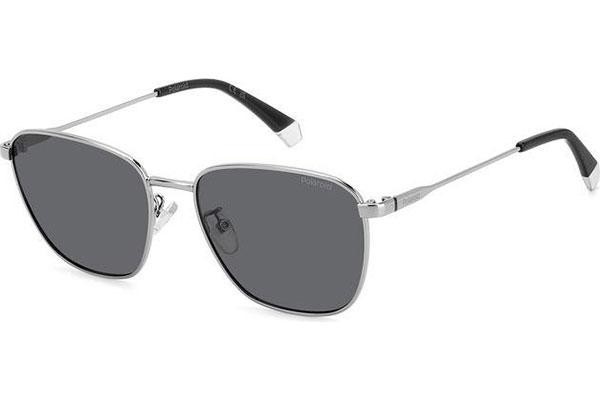 Sunglasses Polaroid PLD4159/G/S/X 6LB/M9 Polarized Rechteck Silber