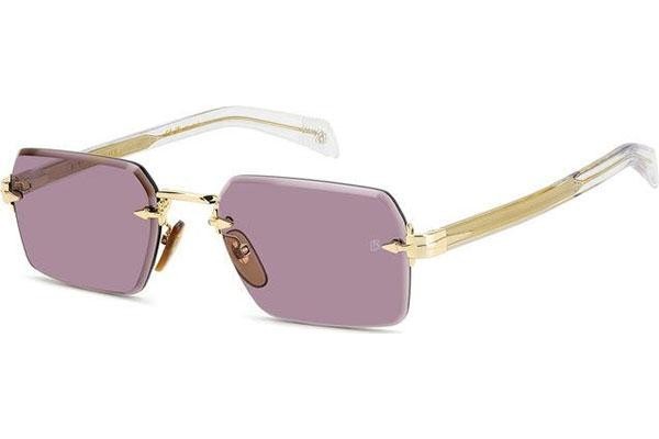 Sonnenbrille David Beckham DB7109/S LOJ/4S Rechteck Gold