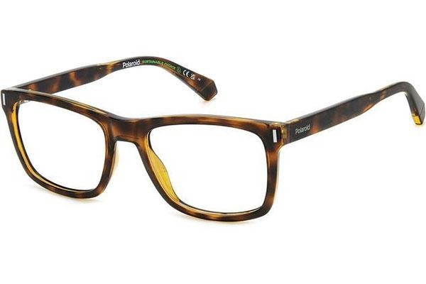 Glasses Polaroid PLDD512 086 Rechteck Havanna