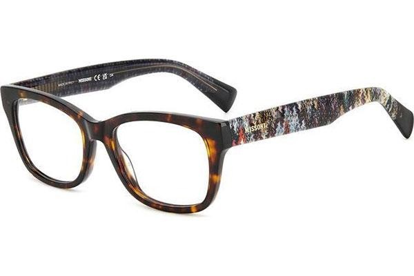 Glasses Missoni MIS0128 086 Rechteck Havanna