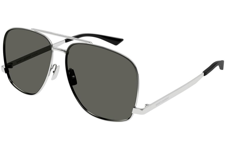 Sunglasses Saint Laurent SL653LEON 001 Pilot Silber