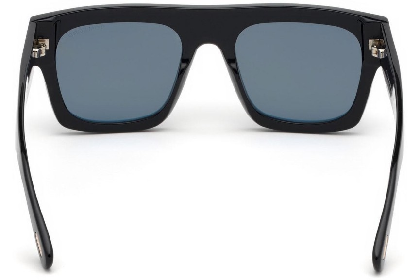 Sonnenbrille Tom Ford Fausto FT0711 01A Flat Top Schwarz