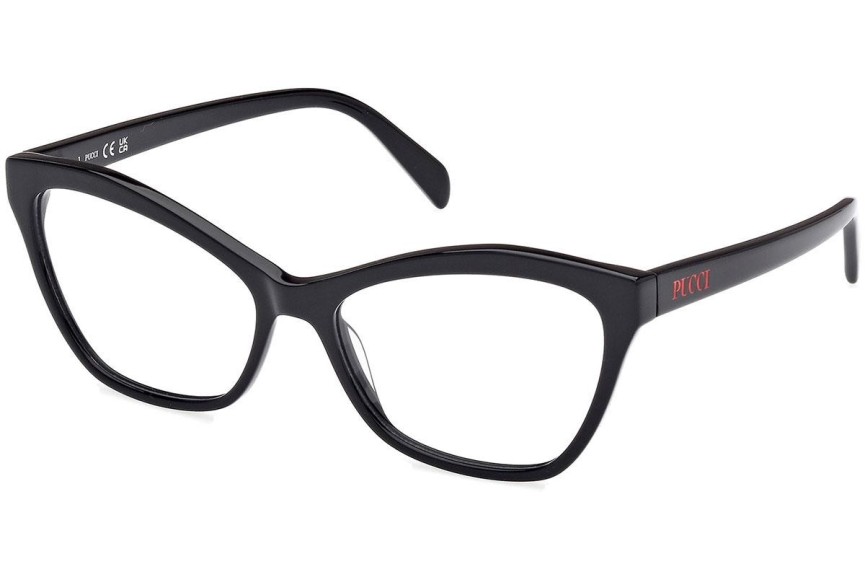 Glasses Emilio Pucci EP5241 001 Cat Eye Schwarz