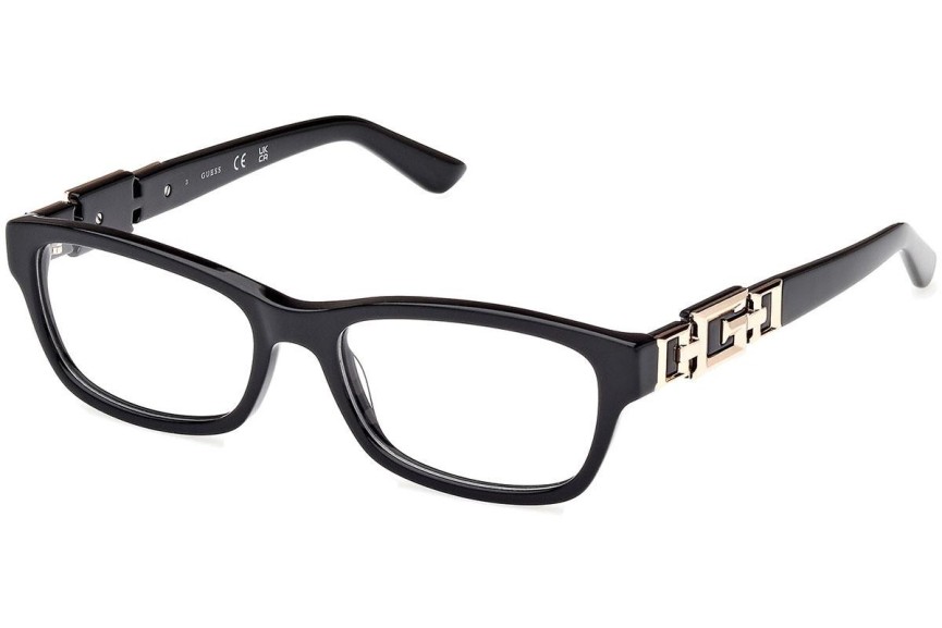 Glasses Guess GU2986 001 Rechteck Schwarz