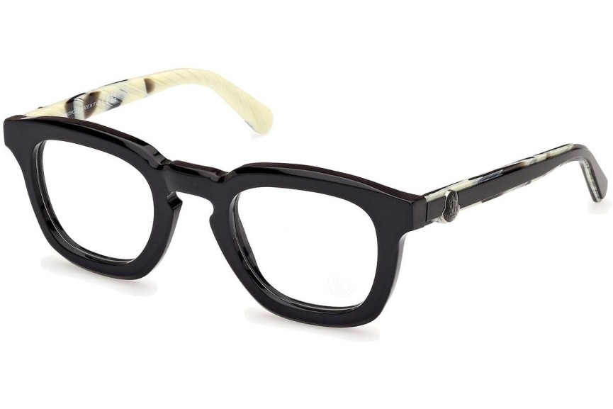 Glasses Moncler ML5195 01A Quadratisch Schwarz