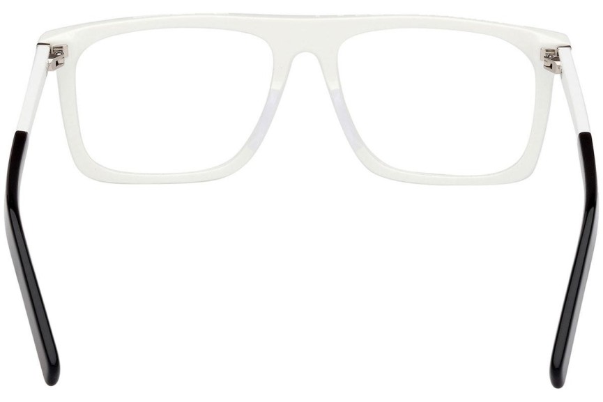 Glasses Moncler ML5206 021 Rechteck Weiß