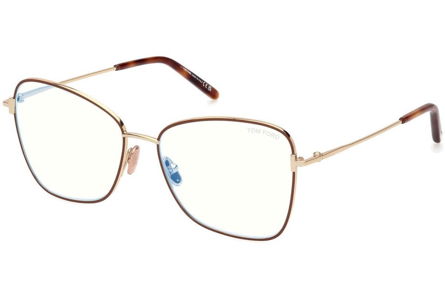 Glasses Tom Ford FT5906-B 046 Cat Eye Braun