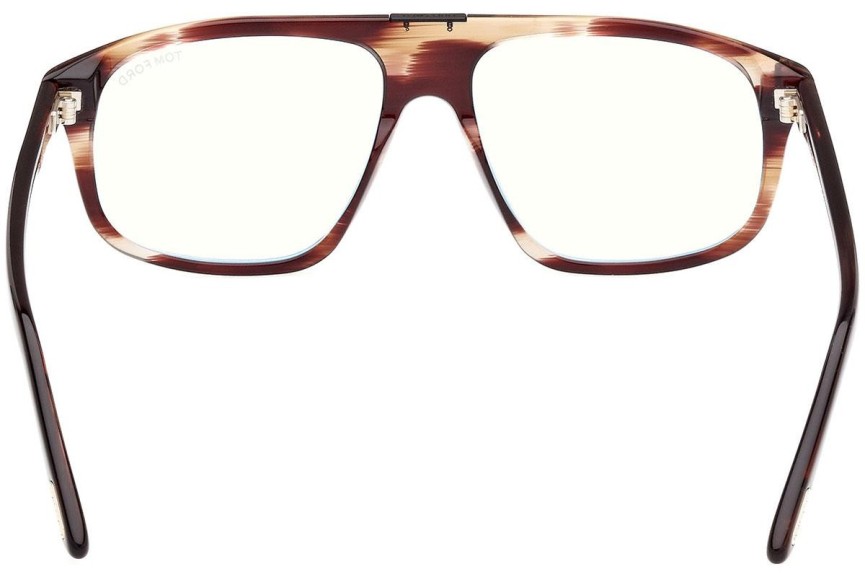 Glasses Tom Ford FT5901-B 050 Quadratisch Havanna