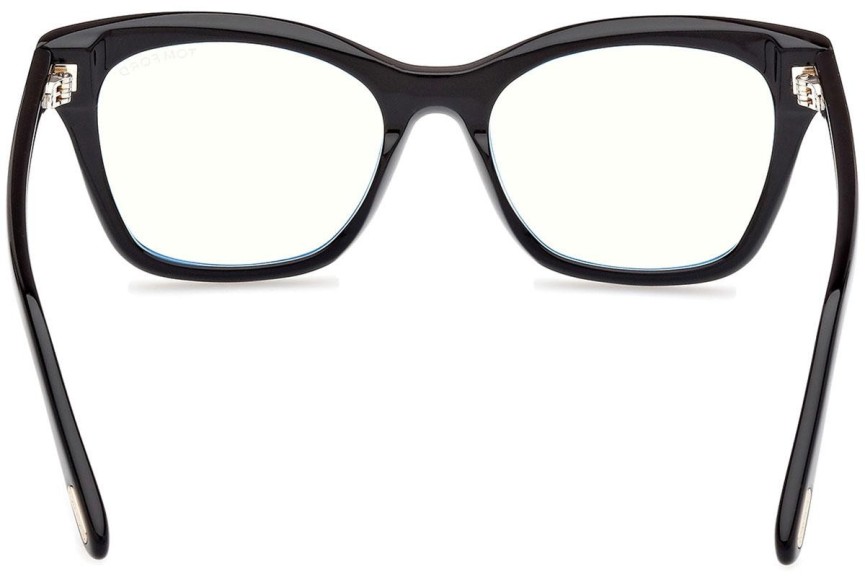 Glasses Tom Ford FT5909-B 001 Cat Eye Schwarz