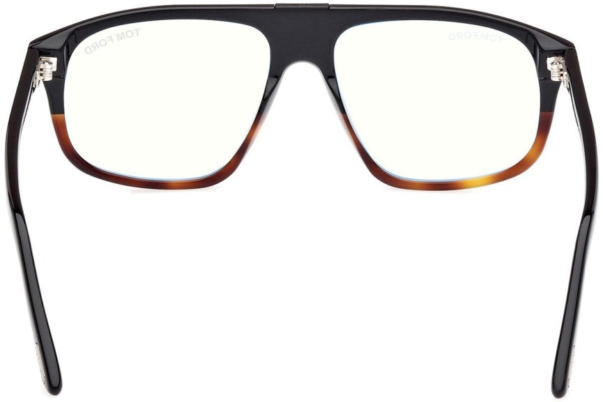 Glasses Tom Ford FT5901-B-N 056 Quadratisch Havanna