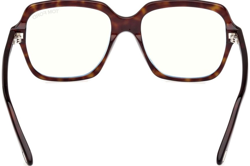 Brillen Tom Ford FT5908-B 052 Quadratisch Havanna