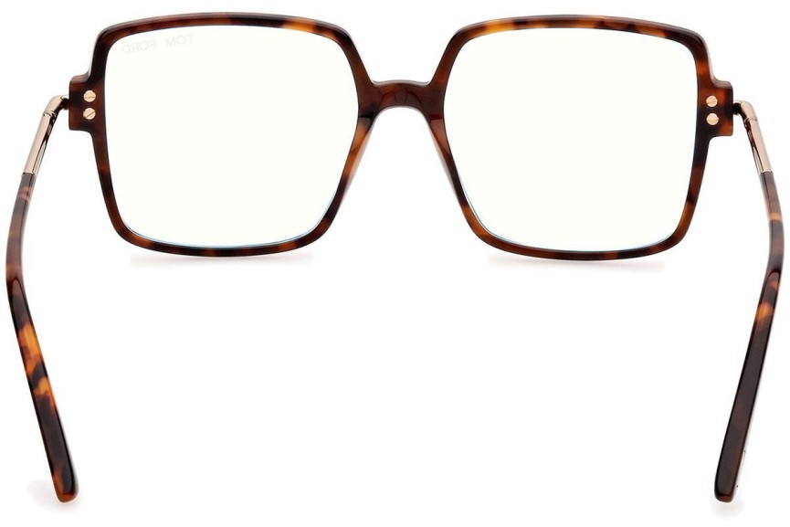 Glasses Tom Ford FT5915-B 052 Quadratisch Havanna