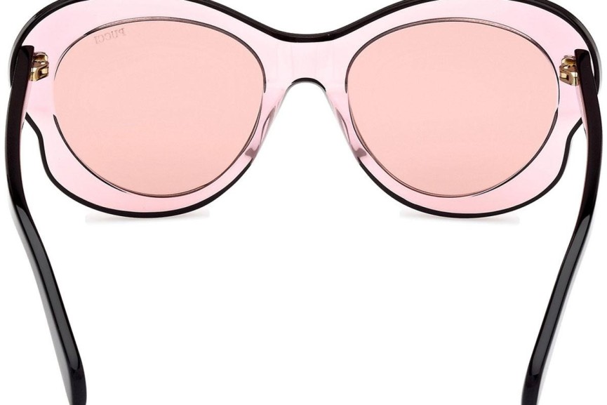 Sonnenbrille Emilio Pucci EP0221 74S Rund Rosa