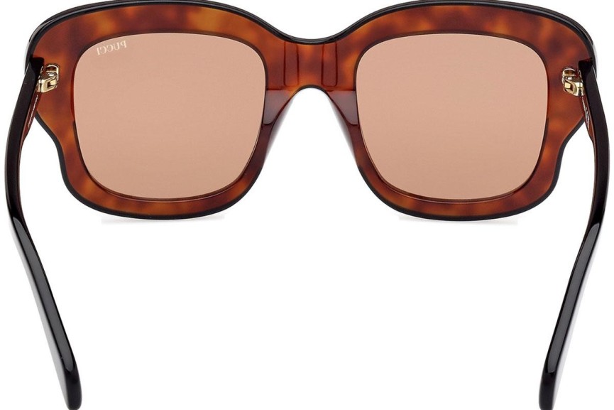 Sunglasses Emilio Pucci EP0220 56E Quadratisch Havanna