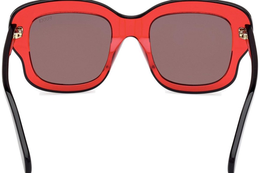 Sunglasses Emilio Pucci EP0220 68J Quadratisch Rot