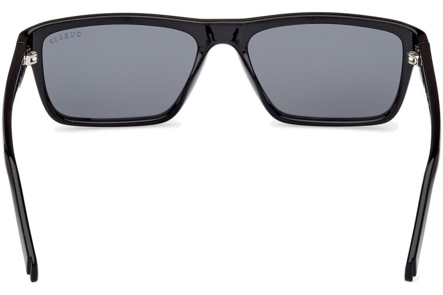 Sonnenbrille Guess GU00085 01D Polarized Rechteck Schwarz