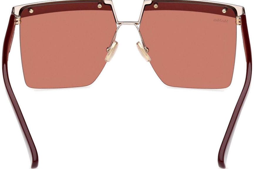 Sunglasses Max Mara Flat MM0071 69S Quadratisch Rot