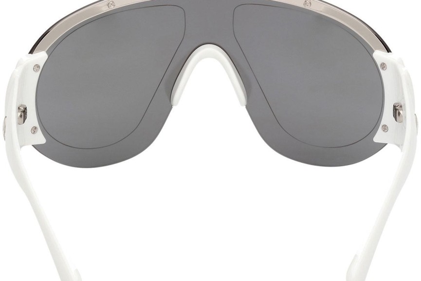 Sonnenbrille Moncler Rapide ML0277 21C Monoscheibe | Shield Weiß