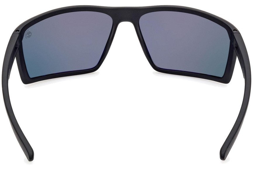 Sonnenbrille Timberland TB9333 02D Polarized Quadratisch Schwarz