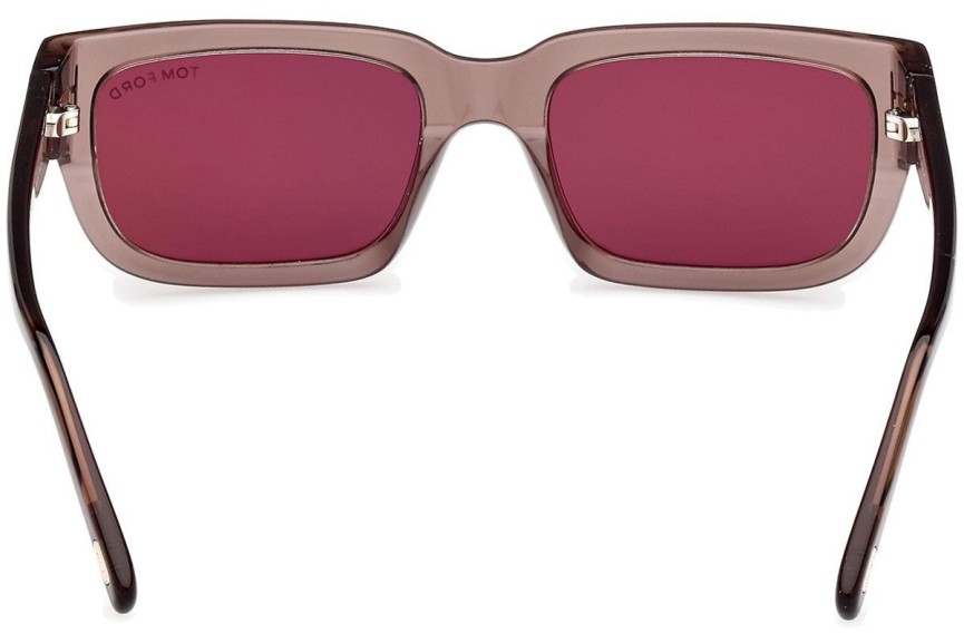 Sunglasses Tom Ford Ezra FT1075 45U Rechteck Braun